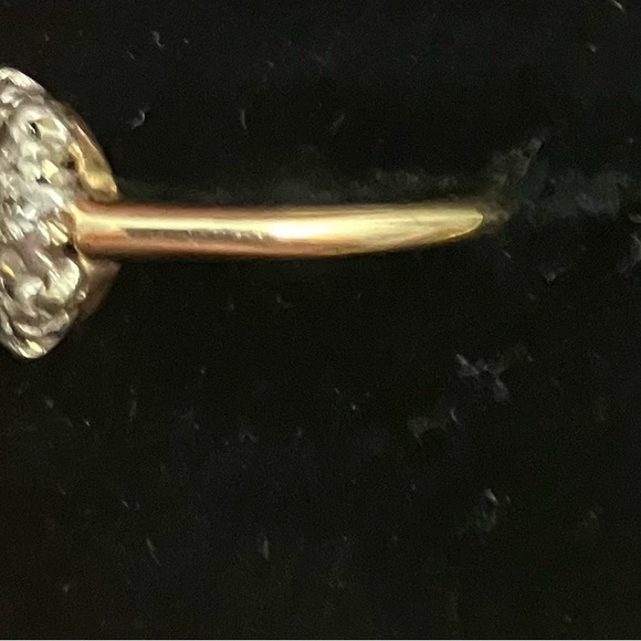 Vintage mine cut diamond ring - Picture 4 of 5